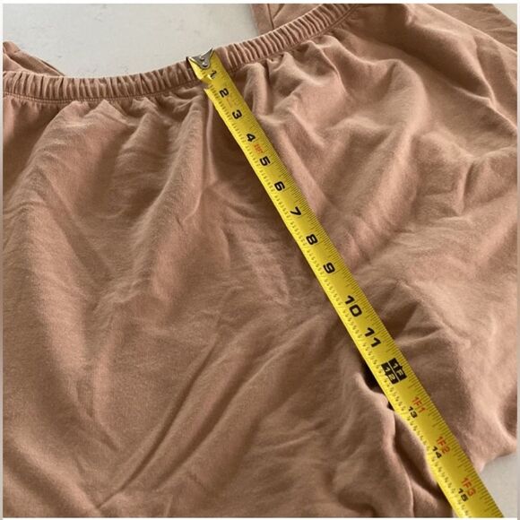 Aerie OTT Offline Cloud Fleece High Rise Soft AF Drawstring Joggers Tan - Picture 2 of 5